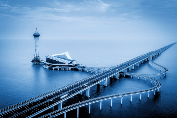 中国最美公路系列:杭州湾跨海大桥-车轱辘